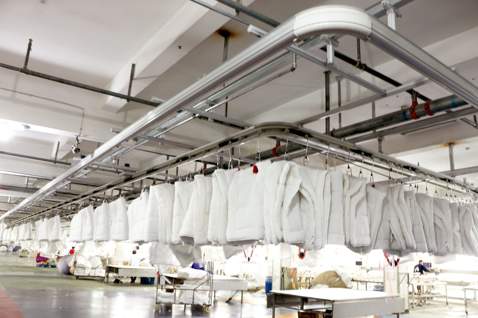 Mercury Home Textile down-comforter line with a CleverMax hanger system