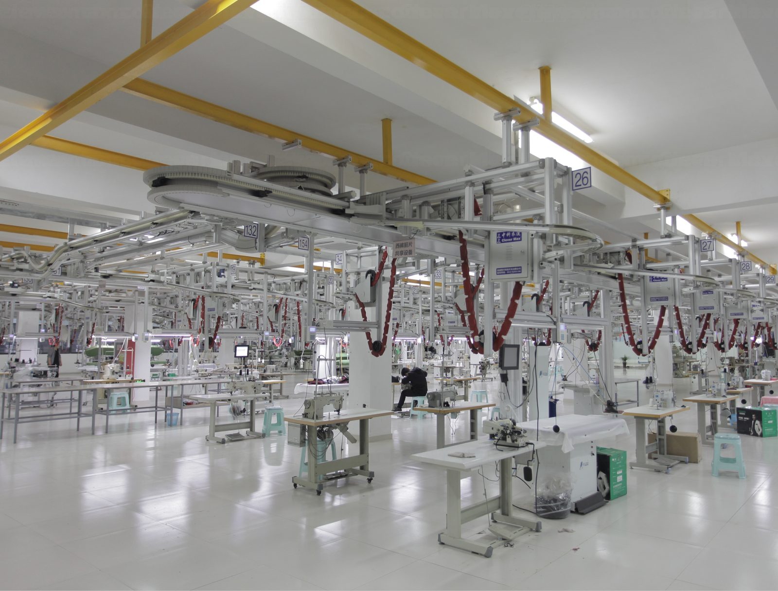 Apparel — CleverMax hanger system industry application