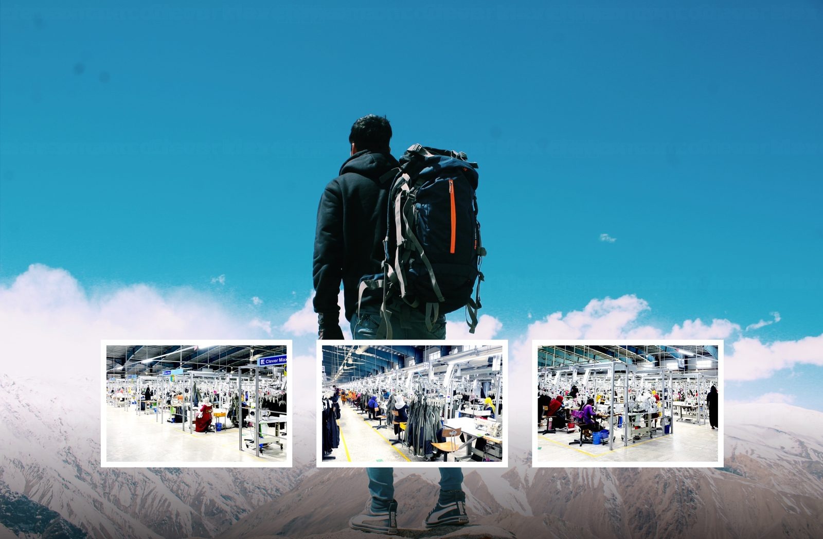 Outdoor & Sportswear — CleverMax hanger system application