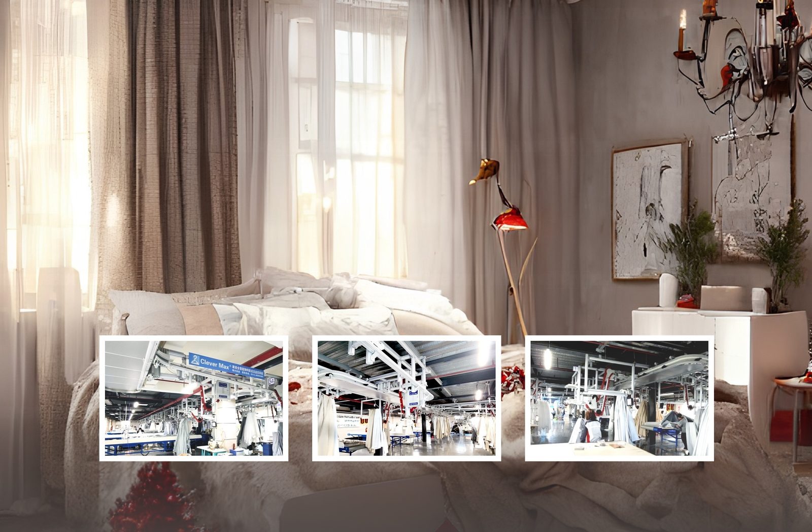 Curtains — CleverMax hanger system application