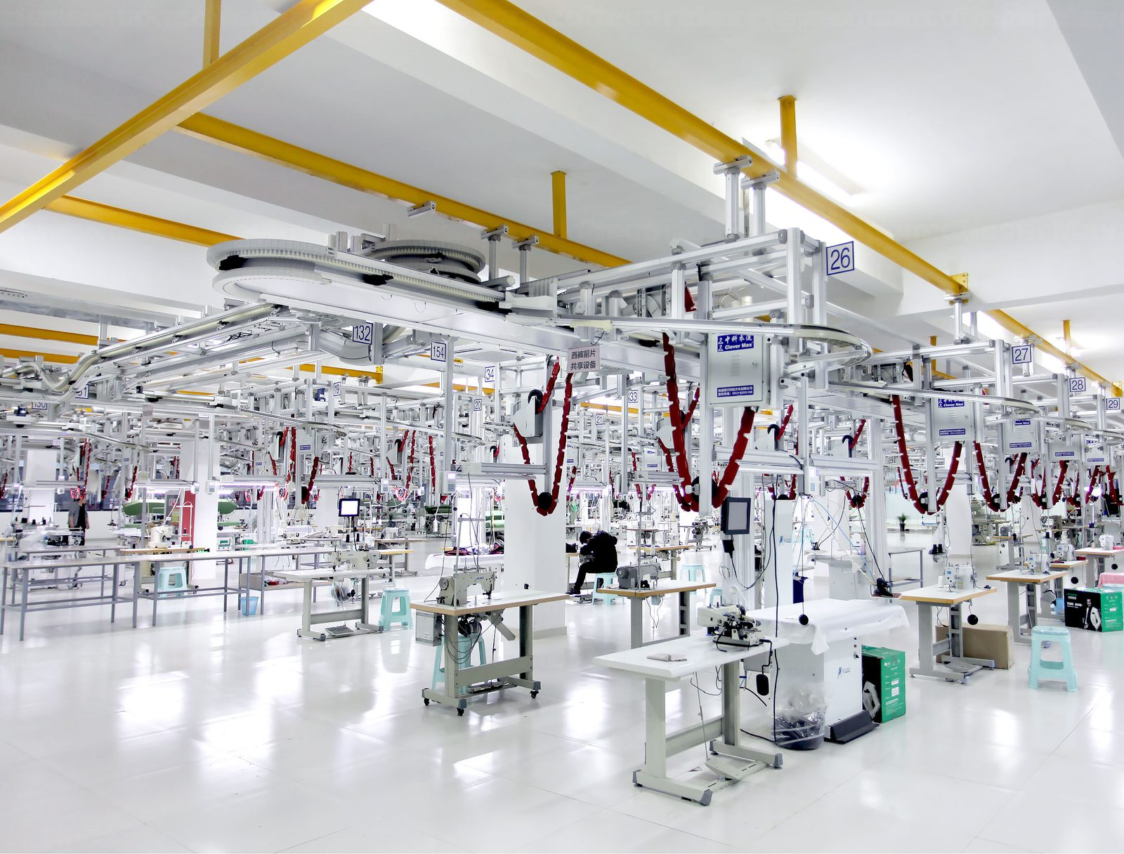 Home Textile — CleverMax hanger system industry application